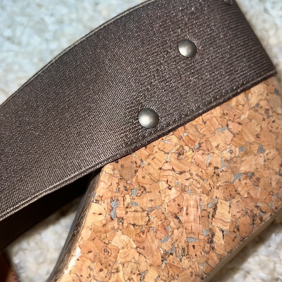 Lucky Brand Platform Wedge (metallic/cork) 🍀 - Picture 4 of 4